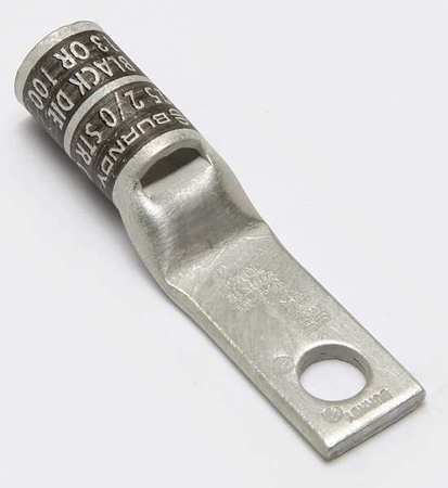 One Hole Lug Compress Connector,2/0 Awg