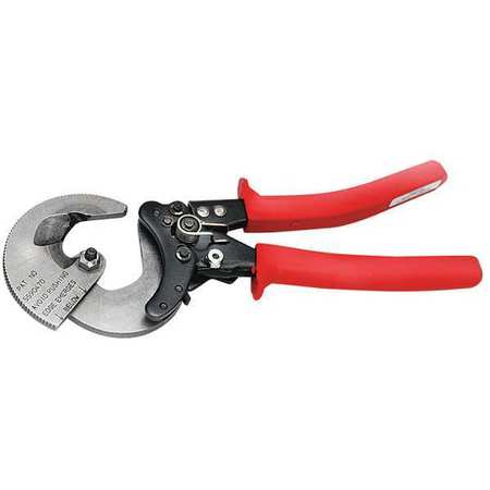 Ratchet Cable Cutter,center Cut,10-1/2in