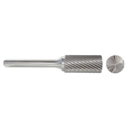 Carbide Bur,cylinder With End Cut,1/8" (