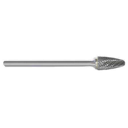 Carbide Bur,tree,1/4",double Cut,sf-1l6