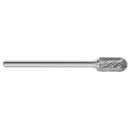 Carbide Bur,cylinder End Radius,1/4" (1