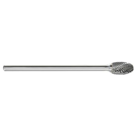 Carbide Bur,oval,1/4",double Cut,se-1l6