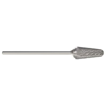 Carbide Bur,14 Deg Taper Radius,1/2" (1