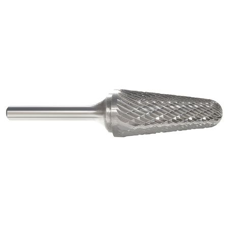 Carbide Bur,14 Deg Taper Radius,1/2" (1