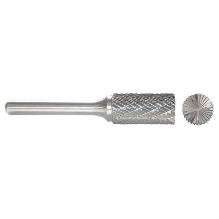 Carbide Bur,cylinder With End Cut,1/8" (