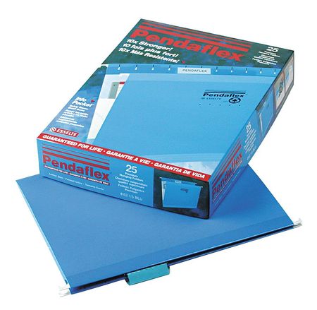 Hanging File Folders,blue,pk25 (1 Units