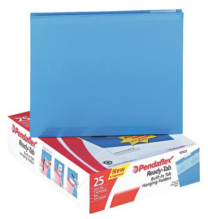 Hanging File Folders,blue,pk25 (1 Units