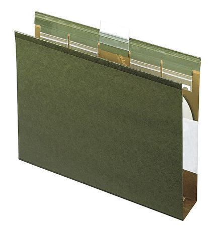 Box Hanging File Folder,std Green,pk20 (