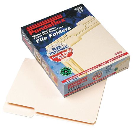 Letter File Folders,manila,pk100 (1 Unit