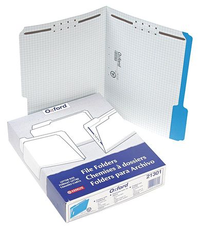 Letter File Folders,blue,pk50 (1 Units I