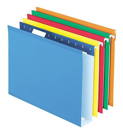 Box Hanging File Folders,assorted,pk25 (