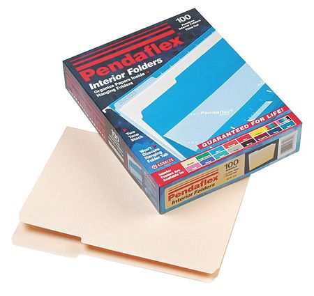 Letter File Folders,manila,pk100 (1 Unit