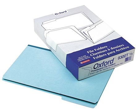 Legal File Folders,blue,pk25 (1 Units In