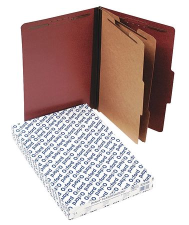 Legal File Folders,red,pk10 (1 Units In