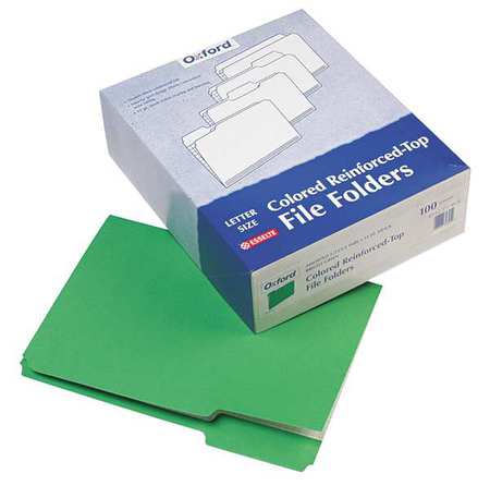 Letter File Folders,bright Green,pk100 (