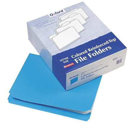 Letter File Folders,blue,pk100 (1 Units