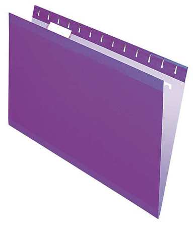 Hanging File Folders,violet,pk25 (1 Unit