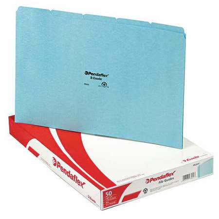 File Guide Set,write-on Tabs,blue,pk50 (