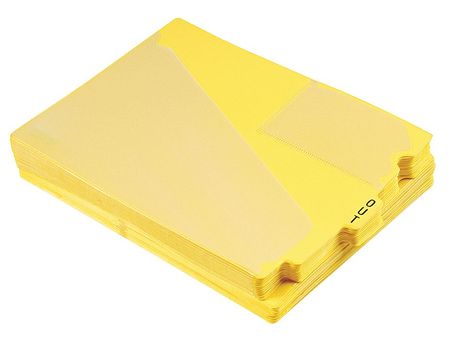 Outguides,preprinted Tabs,yellow,pk50 (1