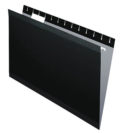 Hanging File Folders,black,pk25 (1 Units