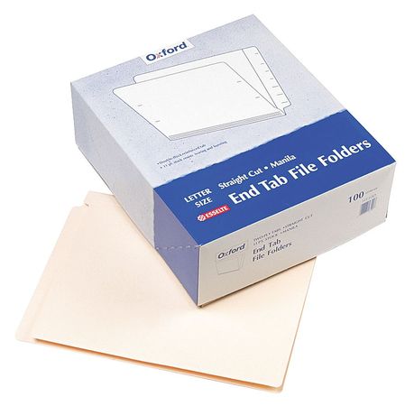 Letter File Folders,manila,pk100 (1 Unit