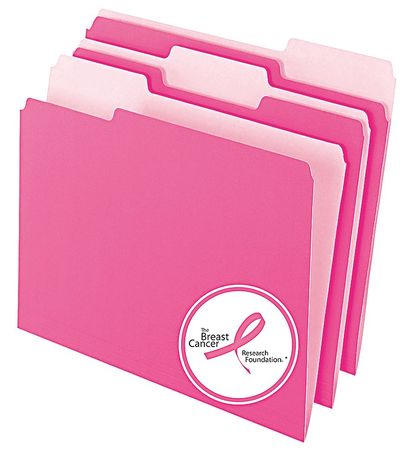 Letter File Folders,pink,pk100 (1 Units