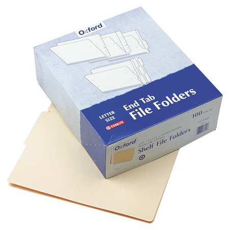 Letter File Folders,manila,pk100 (1 Unit