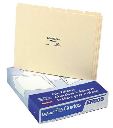 File Guide Set,write-on,manila,pk100 (1