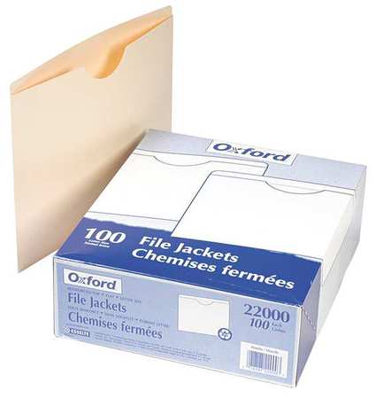 Expandable File Jacket,manila,pk100 (1 U