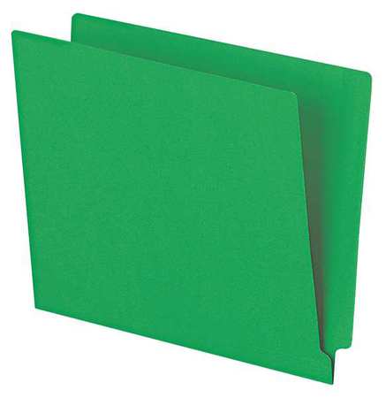 Letter File Folders,green,pk100 (1 Units