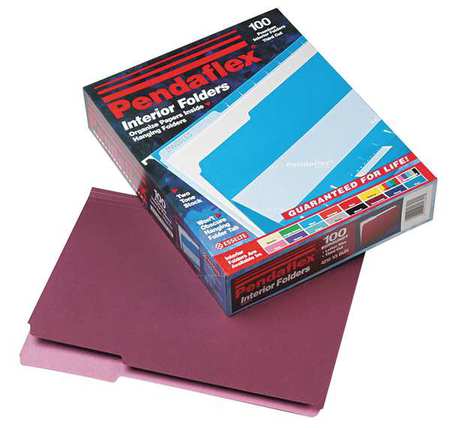 Letter File Folders,burgundy,pk100 (1 Un