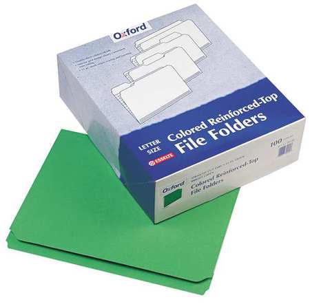 Letter File Folders,bright Green,pk100 (