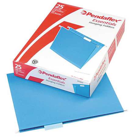 Hanging File Folders,blue,pk25 (1 Units