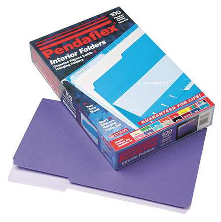 Legal File Folders,violet,pk100 (1 Units