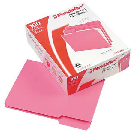 Letter File Folders,pink,pk100 (1 Units