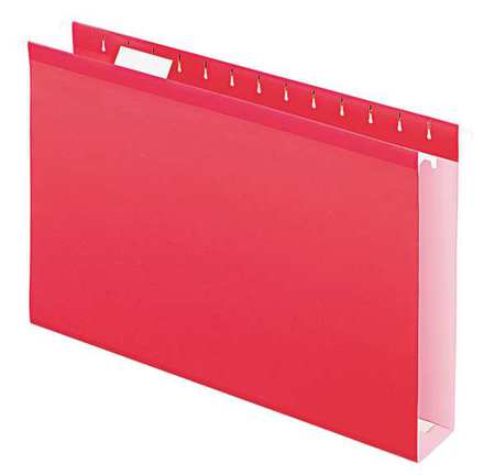 Box Hanging File Folders,red,pk25 (1 Uni