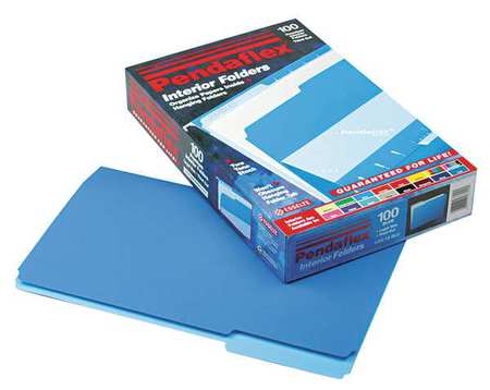 Legal File Folders,blue,pk100 (1 Units I