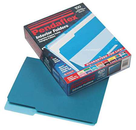 Letter File Folders,teal,pk100 (1 Units