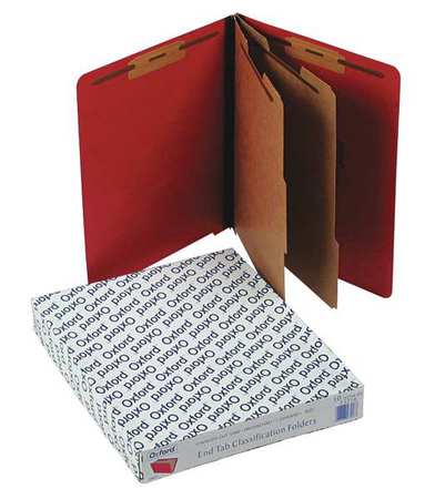 Letter File Folders,red,pk10 (1 Units In