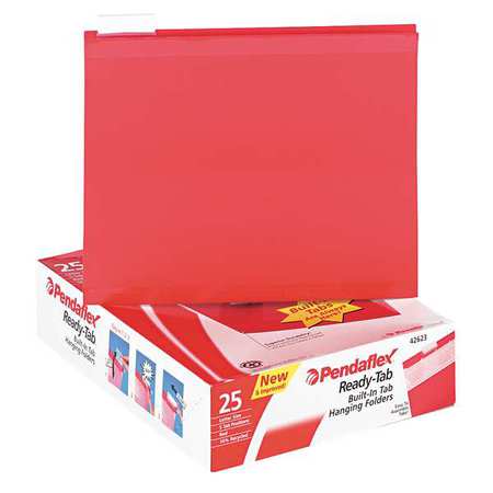 Hanging File Folders,red,pk25 (1 Units I