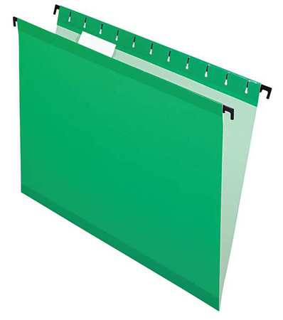 Hanging File Folders,bright Green,pk20 (