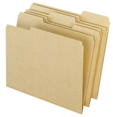 Letter File Folders,natural,pk100 (1 Uni