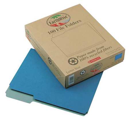 Letter File Folders,blue,pk100 (1 Units