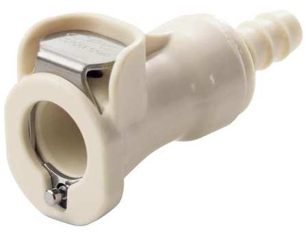 Coupler,polypropylene,natural,push In (1