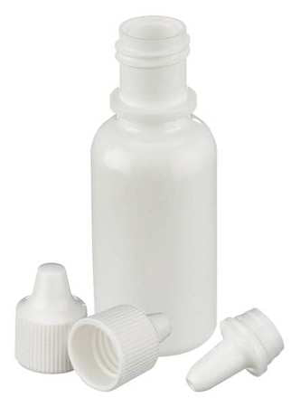 Dropper Bottle,15ml,white,round,pk144 (1