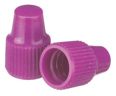 Dropper Tip Cap,8-425mm,pp,purple,pk100