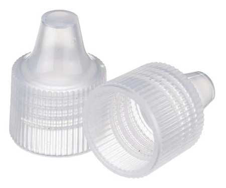 Dropper Tip Cappp,white Clear,pk1000 (1