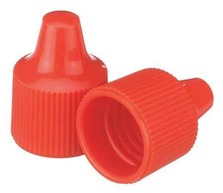 Dropper Tip Cappp,orange,pk1000 (1 Units