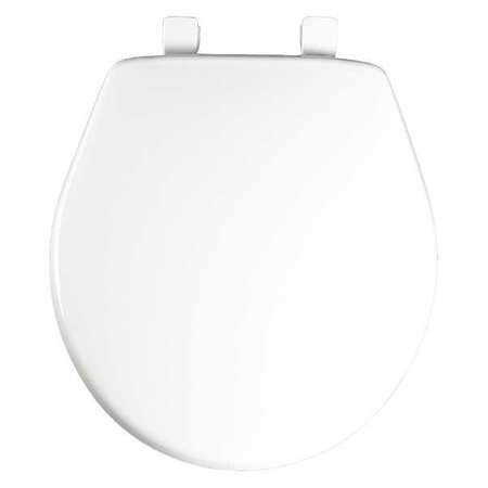 Toilet Seat,round,closed Front,16-5/8 In