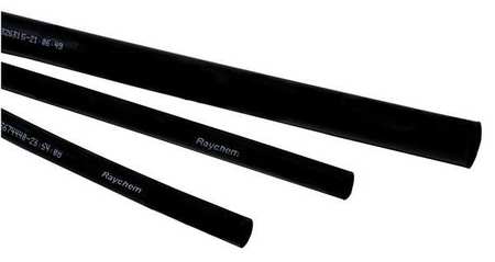 Shrink Tubing,0.5in Id,black,4ft,pk25 (1